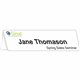 C-Line Scored Name Tent Cardstock for Laser/Inkjet Printers - Large Size, White, 8-1/2 x 11, 50/BX, 87517