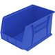 Akro-Mils AkroBin - 9" Height x 8.3" Width x 18" Depth - Unbreakable, Water Proof, Stackable, Corrosion Proof - Blue - Polymer -