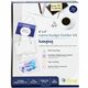 C-Line Hanging Style Name Badge Kit with White Elastic Cord - Sealed Holders with Inserts, 4 x 3, 50/BX, 96043