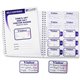 C-Line Time's Up! Self-Expiring Visitor Badges with Registry Log - One Day Badge, 3 x 2 Badge Size, 150 Badges and Log Book/BX, 