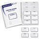 C-Line Visitor Badges with Registry Log - 3-5/8 x 1-7/8 Badge Size, 150 Badges and Log Book/BX, 97030