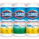 Clorox Disinfecting Cleaning Wipes Value Pack - For Multi Surface - Ready-To-Use - Fresh, Citrus Blend Scent - 35 / Canister - 3