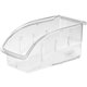 Akro-Mils Insight Ultra Clear Bin - Internal Dimensions: 9.44" Length x 4.13" Width x 4.44" Height - External Dimensions: 10.9" 