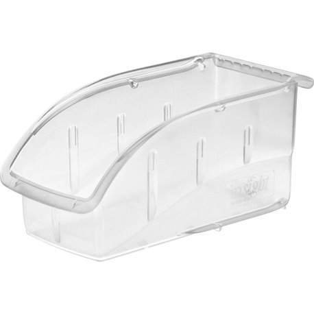 Akro-Mils Insight Ultra Clear Bin - Internal Dimensions: 9.44" Length x 4.13" Width x 4.44" Height - External Dimensions: 10.9" 