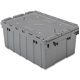 Akro-Mils Attached Lid Storage Container - Internal Dimensions: 8.63" Height - External Dimensions: 21.5" Length x 15" Width x 9