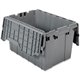 Akro-Mils Attached Lid Storage Container - Internal Dimensions: 12" Height - External Dimensions: 21.5" Length x 15" Width x 12.