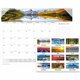 At-A-Glance Panoramic Landscape Desk Pad - Standard Size - Monthly - 12 Month - January 2025 - December 2025 - 1 Month Single Pa