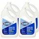 CloroxPro Clean-Up Disinfectant Cleaner with Bleach Refill - Liquid - 128 fl oz (4 quart) - Original Scent - 4 / Carton - Clear,