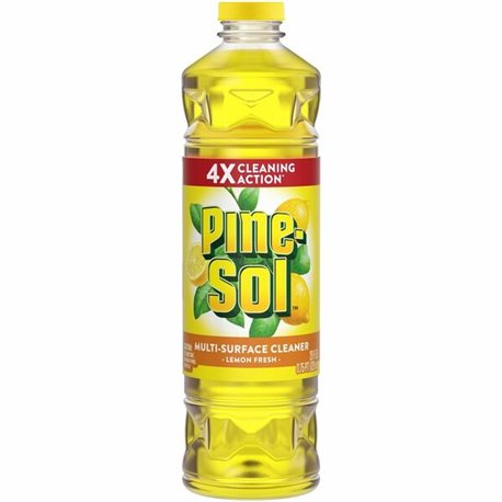 Pine-Sol All Purpose Multi-Surface Cleaner - Concentrate - 28 fl oz (0.9 quart) - Lemon Fresh Scent - 1 Each - Deodorize, Long L