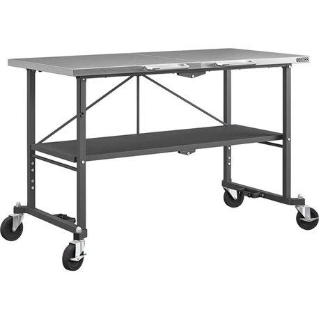 Cosco Commercial SmartFold Portable Workbench - Four Leg Base - 4 Legs - 700 lb Capacity x 52" Table Top Width x 25.50" Table To