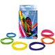 Brites Color-Coded Rubber Bands - Size: 16, 18, 19, 32, 33, 64 - Reusable, Elastic, Stretchable, Latex-free, Freezer Safe, Micro