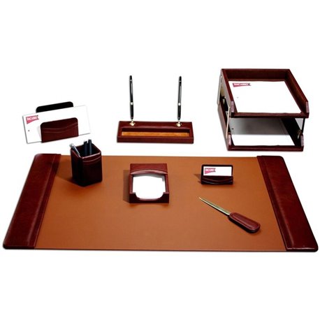 Dacasso Leather Desk Set - 1 Each