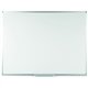 Bi-silque Ayda Steel Dry Erase Board - 48" (4 ft) Width x 36" (3 ft) Height - White Steel Surface - Aluminum Frame - Rectangle -