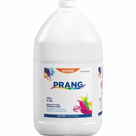 Prang Liquid Tempera Paint - 1 gal - 1 Each - White