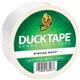 Duck Brand Brand Color Duct Tape - 20 yd Length x 1.88" Width - For Repairing, Color Coding, Packing, Crafting - 1 / Roll - Whit