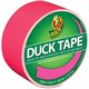 Duck Brand Color Duct Tape - 15 yd Length x 1.88" Width - For Color Coding, Repairing, Packing, Crafting - 1 / Roll - Pink