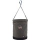 Arsenal 5945 Swiveling Carabiner Canvas Hoist Bucket - Reinforced, Handle, Pocket, Durable, Storm Drain - 17.8" - Plastic, Nylon