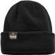 Ergodyne 6811Z Rib Knit Hat with Zipper for Bump Cap Insert - Acrylic - Black