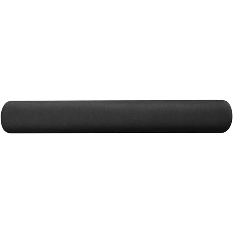 Compucessory Gel Keyboard Wrist Rest Pads - 19" x 2.87" x 0.75" Dimension - Black - 1 Pack