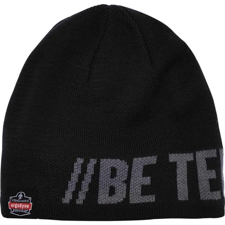 Ergodyne 6819BT Charcoal Be Tenacious Beanie - Acrylic, Polyester - Charcoal