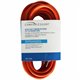 Compucessory Heavy-duty Indoor/Outdoor Extension Cord - 16 Gauge - 125 V AC / 13 A - Orange - 25 ft Cord Length - 1