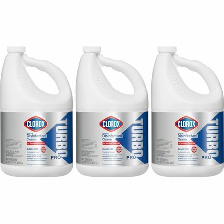 Clorox Turbo Pro Disinfectant Cleaner for Sprayer Devices - 121 fl oz (3.8 quart) - Fresh ScentBottle - 3 / Carton - Bleach-free