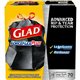 Glad Large Drawstring Trash Bags - ForceFlexPlus - 30 gal Capacity - 30" Width x 32" Length - 1.05 mil (27 Micron) Thickness - B