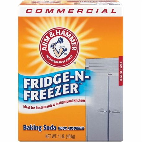 Arm & Hammer Baking Soda - For Refrigerator - 16 oz (1 lb) - 12 / Carton - Unscented, Environmentally Friendly, Spill Resistant