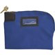 ControlTek Carrying Case Cash, Coin, Document, Card, Check - Royal Blue - Canvas Body - 8.5" Height x 11" Width - 1 Each