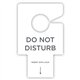 RDI Electric Lock Do-Not-Disturb Sign - 100 / Carton - Do Not Disturb Print/Message - 2.8" Width x 4.5" Height - Rectangular Sha