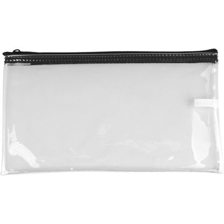 ControlTek Carrying Case Paper, Check, Check, Brochure, Coupon - Clear - Tear Resistant, Drop Resistant, Spill Resistant - Vinyl