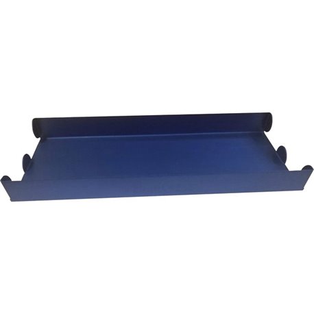 ControlTek Metal Coin Tray, Nickels - 1 x Coin Tray - Blue - Anodized Metal