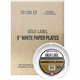 AJM 9" Dinnerware Paper Plates - 100 / Pack - Serving - Disposable - Microwave Safe - 9" Diameter - White - Paper Body - 10 / Ca