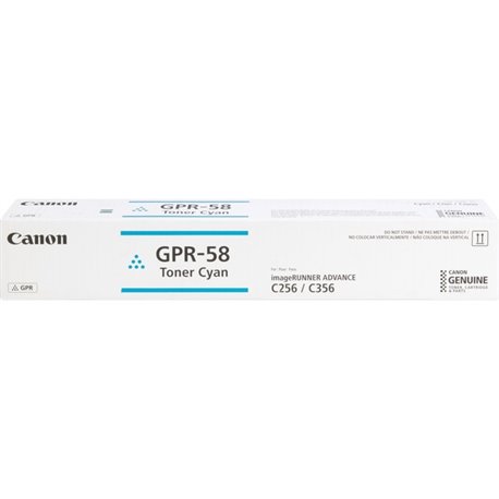 Canon GPR-58 Original Laser Toner Cartridge - Cyan - 1 Each - 18000 Pages