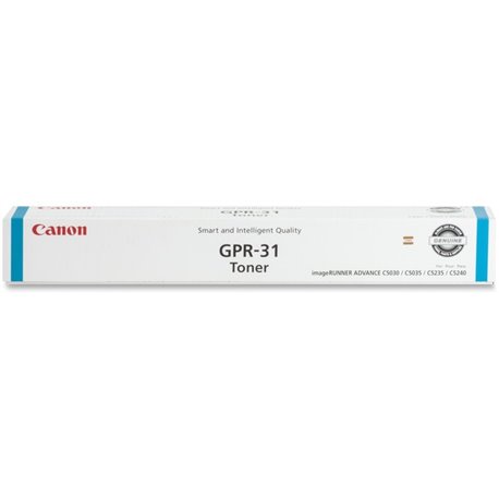 Canon GPR-31 Original Toner Cartridge - Laser - 27000 Pages - Cyan - 1 Each