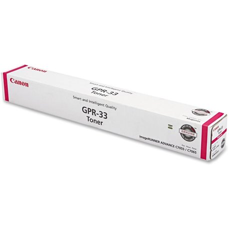 Canon GPR-33 Original Toner Cartridge - Laser - 52000 Pages - Magenta - 1 Each