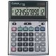 Canon BS1200TS Desktop Calculator - Metal Cover, Auto Power Off, Rubber Grip, Non-slip Rubber Feet - 12 Digits - LCD - Battery/S