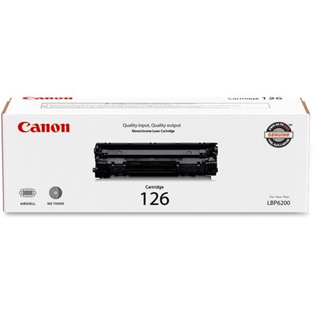 Canon 126 Original Ink Cartridge - Inkjet - 2100 Pages - Black - 1 Each