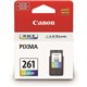 Canon CL-261 Original Laser Ink Cartridge - Color - 1 Each - Laser - 1 Each