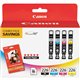 Canon CLI-226 Original Ink Cartridge/Paper Kit - Inkjet - Black, Cyan, Magenta, Yellow - 4 / Pack