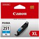 Canon CLI251XLC Original Ink Cartridge - Inkjet - Cyan - 1 Each