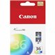 Canon CLI-36 Original Ink Cartridge - Inkjet - Cyan, Magenta, Yellow - 1 Each