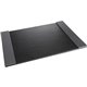 Artistic Classic Desk Pad - Rectangular - 24" Width x 19" Depth - Felt - Leather - Black, Gray