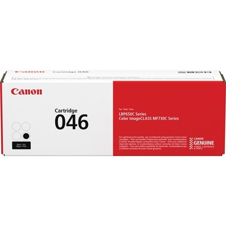 Canon 046 Original Standard Yield Laser Toner Cartridge - Black - 1 Each - 2200 Pages