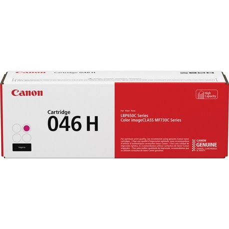 Canon 046H Original High Yield Laser Toner Cartridge - Magenta - 1 Each - 5000 Pages