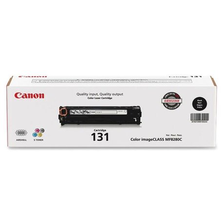 Canon 131 Original Toner Cartridge - Laser - 1400 Pages - Black - 1 Each