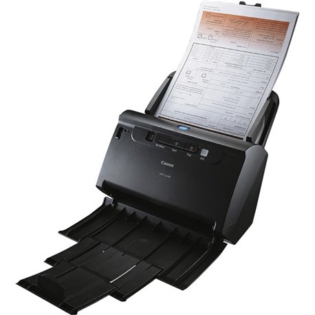 Canon imageFORMULA DR-C230 Sheetfed Scanner - 600 dpi Optical - 24-bit Color - 8-bit Grayscale - 30 ppm (Mono) - 30 ppm (Color) 