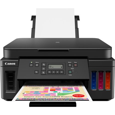 Canon PIXMA G6020 Wireless Inkjet Multifunction Printer - Color - White - Copier/Printer/Scanner - 4800 x 1200 dpi Print - Autom