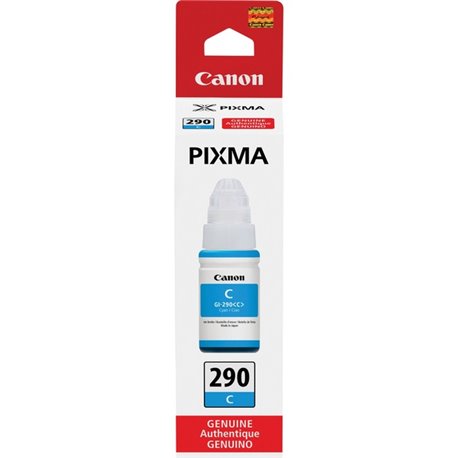 Canon PIXMA GI-290 Ink Bottle - Inkjet - Cyan - 7000 Pages - 70 mL - 1 Each