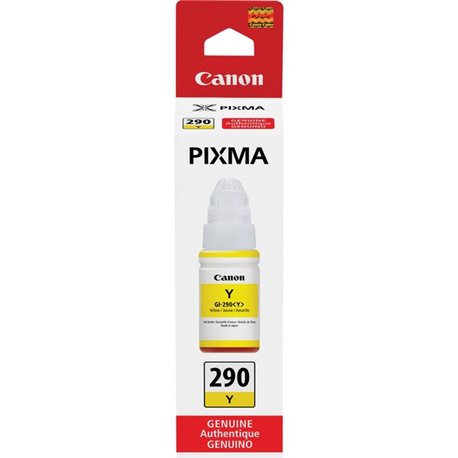 Canon PIXMA GI-290 Ink Bottle - Inkjet - Yellow - 7000 Pages - 70 mL - 1 Each